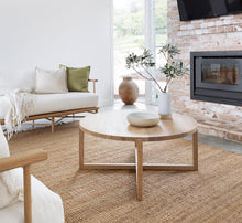 Load image into Gallery viewer, Clovelly Round Coffee Table - 80cm - Boho Bliss