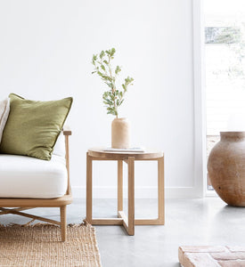 Clovelly Round Side Table - Boho Bliss