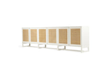Load image into Gallery viewer, Clovelly Sideboard 6 Door - White - Boho Bliss