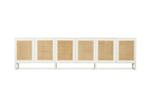 Load image into Gallery viewer, Clovelly Sideboard 6 Door - White - Boho Bliss