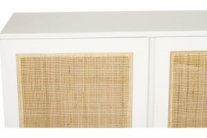 Clovelly Sideboard 6 Door - White - Boho Bliss