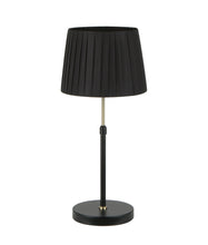 Load image into Gallery viewer, Crecer Table Lamp - Black/Antique Brass - Boho Bliss