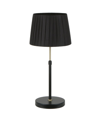 Crecer Table Lamp - Black/Antique Brass - Boho Bliss