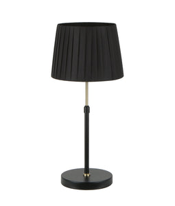 Crecer Table Lamp - Black/Antique Brass - Boho Bliss