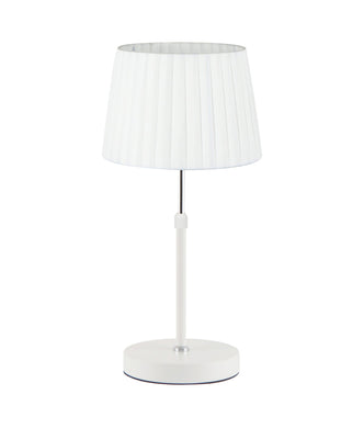 Crecer Table Lamp - White/Chrome - Boho Bliss