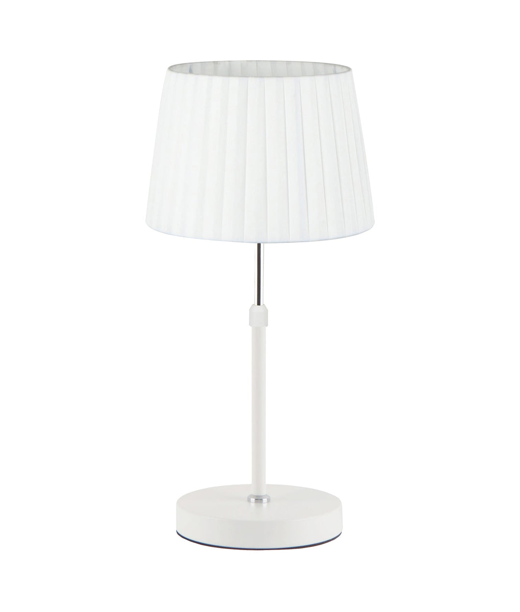 Crecer Table Lamp - White/Chrome - Boho Bliss