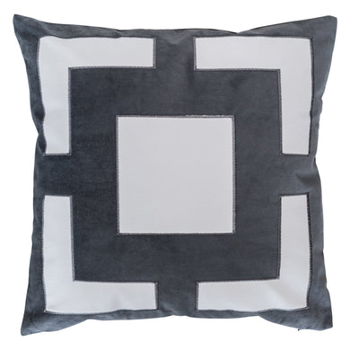 Cremorne Grey Cushion Cover - Boho Bliss