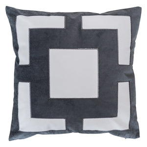 Cremorne Grey Cushion Cover - Boho Bliss