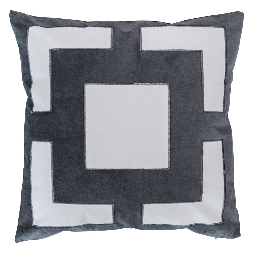 Cremorne Grey Cushion Cover - Boho Bliss