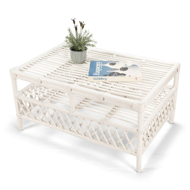 Cristina Coffee Table - White - Boho Bliss