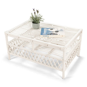 Cristina Coffee Table - White - Boho Bliss