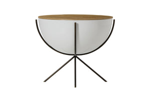 Danica Side Table - 24 Inch Bowl - Boho Bliss