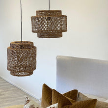 Load image into Gallery viewer, Daniel Rattan Pendant Light - Boho Bliss