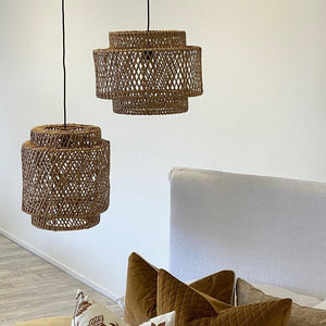 Daniel Rattan Pendant Light - Boho Bliss