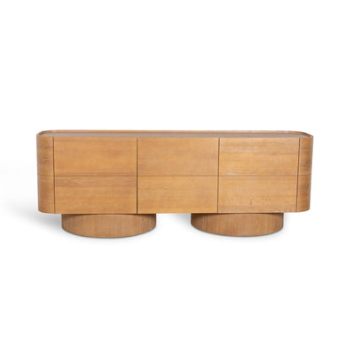 Delano 2.2m Buffet Unit - Dusty Oak - Boho Bliss