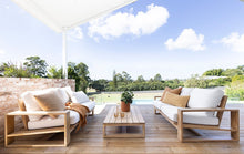 Load image into Gallery viewer, Double Island Outdoor Sofa - 2 Seater - Natural - Boho Bliss