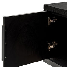 Load image into Gallery viewer, Ebony Entertainment Unit 1.8m - Textured Black - Boho Bliss