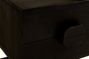 Eden Bedside Table - Black - Boho Bliss
