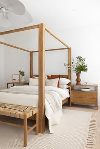 Eden Four Post Bed - King - Boho Bliss
