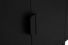 Load image into Gallery viewer, Eden Sideboard - 4 Door - Black - Boho Bliss