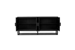 Eden Sideboard - 4 Door - Black - Boho Bliss