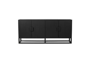 Eden Sideboard - 4 Door - Black - Boho Bliss