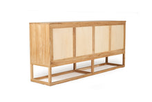 Load image into Gallery viewer, Eden Sideboard - 4 Door - Natural - Boho Bliss