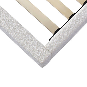 Edgemont Queen Bed - Cream White - Boho Bliss