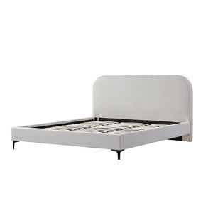 Edgemont Queen Bed - Cream White - Boho Bliss