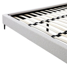 Load image into Gallery viewer, Edgemont Queen Bed - Cream White - Boho Bliss