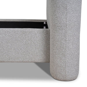 Elbourne King Bed - Clay Grey - Boho Bliss