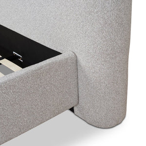 Elbourne King Bed - Clay Grey - Boho Bliss