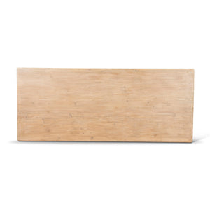 Elma 3m Elm Dining Table - Natural - Boho Bliss