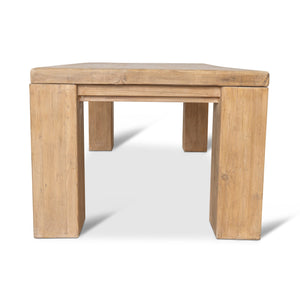 Elma 3m Elm Dining Table - Natural - Boho Bliss