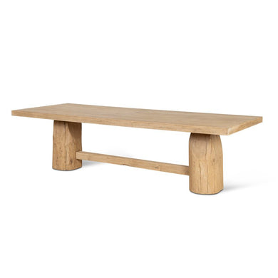 Elowen Dining Table 2.8m - Natural Elm - Boho Bliss