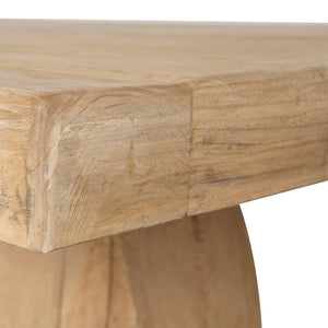Elowen Dining Table 2.8m - Natural Elm - Boho Bliss
