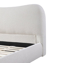 Load image into Gallery viewer, Elowen King Bed - Cream White Boucle - Boho Bliss