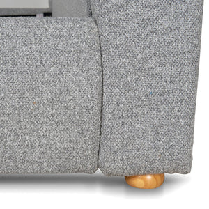 Elowen King Bed - Storm Grey - Boho Bliss