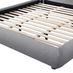 Elowen King Bed - Storm Grey - Boho Bliss