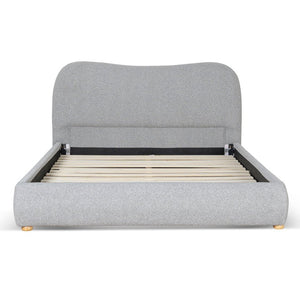 Elowen King Bed - Storm Grey - Boho Bliss