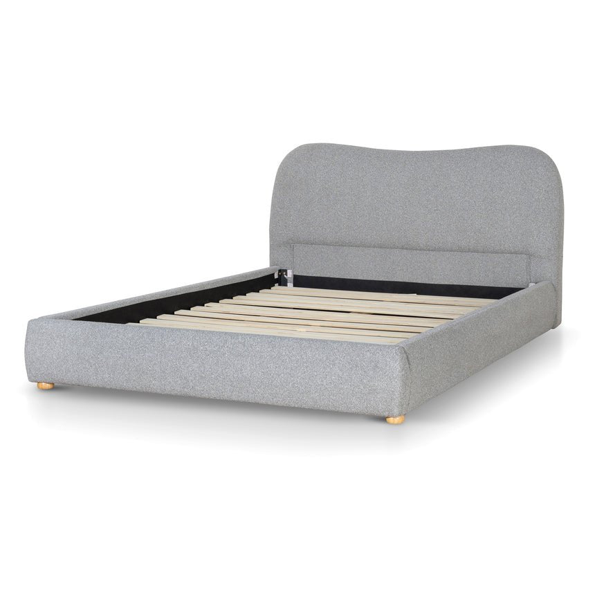 Elowen Queen Bed - Storm Grey - Boho Bliss