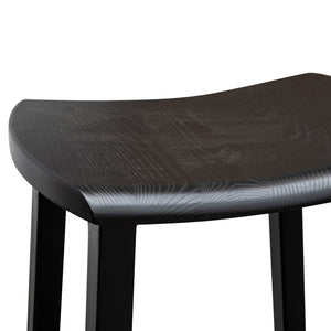 Elwood Bar Stool 65cm - Black - Boho Bliss