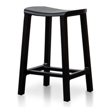Load image into Gallery viewer, Elwood Bar Stool 65cm - Black - Boho Bliss
