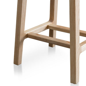 Elwood Bar Stool 65cm - Natural - Boho Bliss