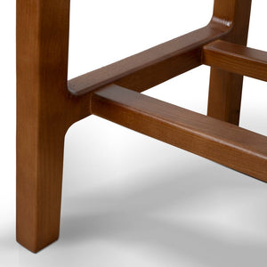 Elwood Bar Stool 65cm - Walnut - Boho Bliss