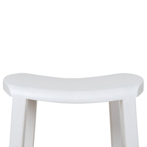 Elwood Bar Stool 65cm - White - Boho Bliss