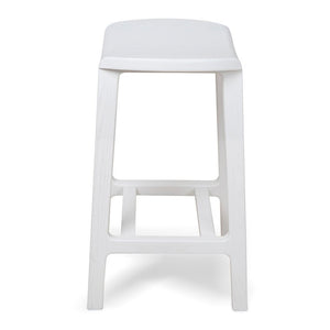 Elwood Bar Stool 65cm - White - Boho Bliss