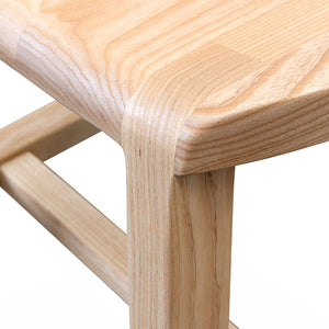Elwood Wooden Dinner Stool 45cm - Natural - Boho Bliss
