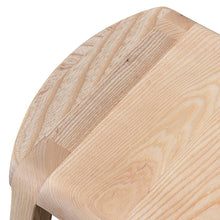Load image into Gallery viewer, Elwood Wooden Dinner Stool 45cm - Natural - Boho Bliss