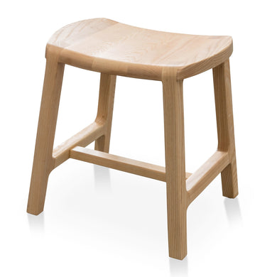 Elwood Wooden Dinner Stool 45cm - Natural - Boho Bliss